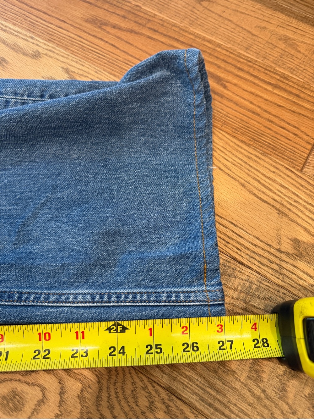 Aritzia Denim Forum The '90s Hi-Rise Loose Cargo Jean Size 27 5 yrs kiss n tell - Picture 10 of 11